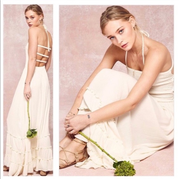 Boho halter maxi dress by Promesa - Picture 2 of 2